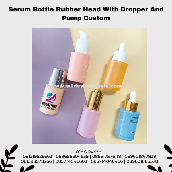 PIPET BOTTLES SUITABLE FOR PASTEL COLOR SKINCARE 15ML 20ML