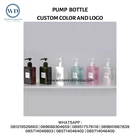 SQUARE BOTTLE PACKING PUMP LOTION AND SHAMPO TRANSPARENT COLOR 250ML 1