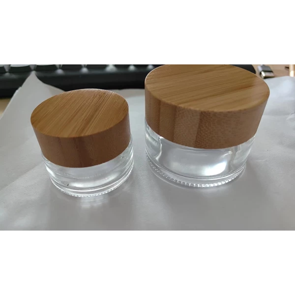 botol kosmetik jar k wood cosmetik 15ml dan 50ml