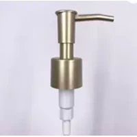 Lotion Pump for UV Plastic Gold Hand Wash bottles