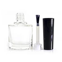 Transparent glass nail polish bottle WSI308