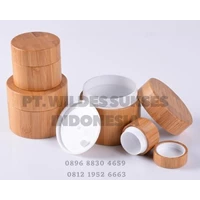 Bamboo cosmetic container(inner PP part)