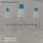 BOTTLE PUMP NECK 18 - WHITE AND BLUE 1