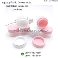 10g 15g Plastic face cream jar body lotion Cosmetics containers