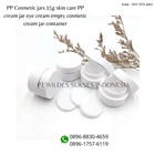 CREAM JAR 15g -WHITE PP CREAM COSMETICS CONTAINER  1