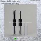 Mascara double ended tube container with brush 3.5g 1