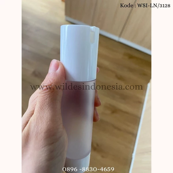 AIRLESS BOTLLE FROSTED WHITE 30ML 60ML 100ML