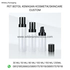 PET BOTTLE COSMETIC CUSTOM 30 ML/50 ML/80 ML/100 ML 1