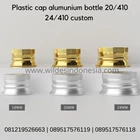 PLASTIC CAP ALUMUNIUM GOLD SILVER 20/410 24/410 1