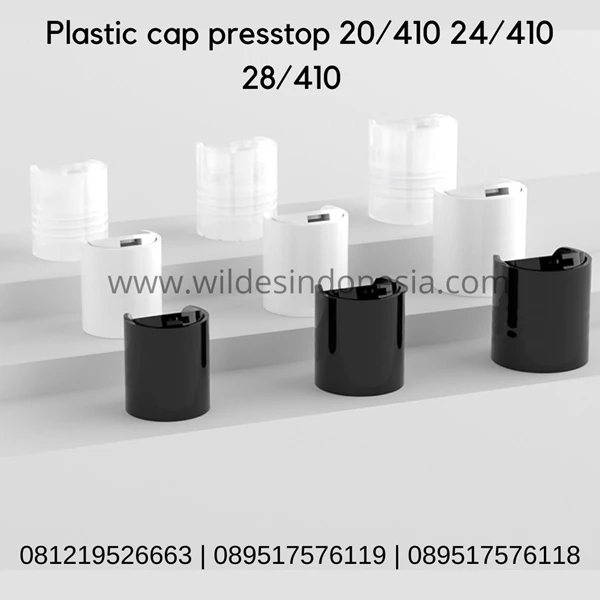 PLASTIC PRESSTOP CAP 20/410 24/410 28/410