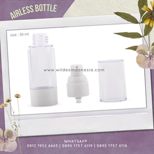 Botol Kosmetik Airless 30 Ml Transparan
