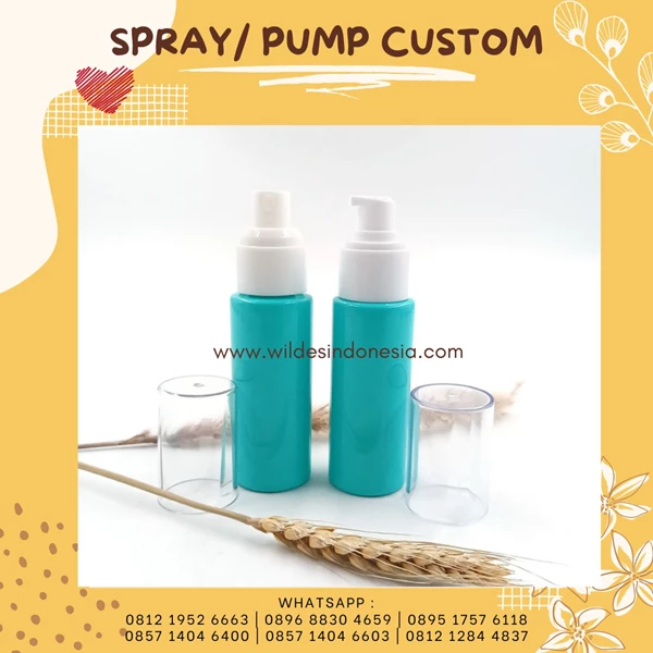COSMETIC PACKAGING FOAM BOTTLES CAN ALL COLOR AND PLAIN 60ML 100ML