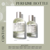 COSMETIC PACKING PERFUM BOTTLES WITH SILVER LIDS 30ML 50ML