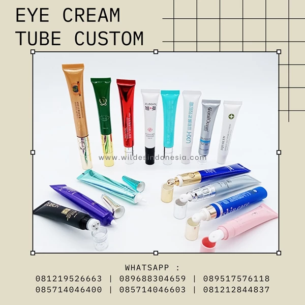 EYE SERUM COSMETIC PACKING WITH MASSAGE CAN BE CUSTOM AND PLAIN 15ML 20ML 30ML