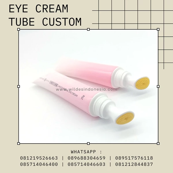 TUBE COSMETIC PACKAGING WITH CUSTOM AND PLAIN SOFT MASSAGERS 20ML 30ML