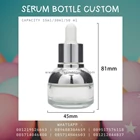 COSMETIC PACKING SERUM BOTTLES WITH UNIQUE BODY HALF ROUND 20ML 1