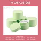 kemasan kosmetik jar/pot kustom warna dengan full bahan pp dan doff 15gr 20    gr 50gr 100 1