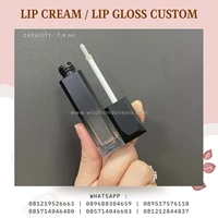 lip cream and lip gloss with black and clear gradations 3ml 5ml 7ml