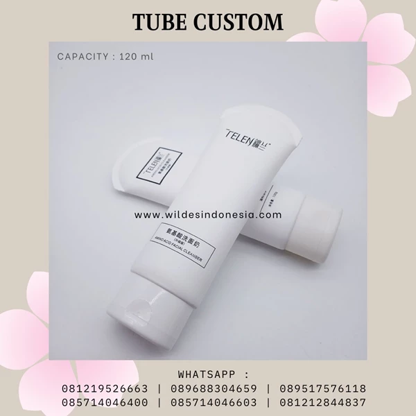 Cosmetic Packaging Full White Doff 30ml - Fliptop Cover