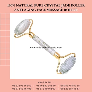 Crystal Roller Balutan Batu Giok Halus 30 CM - Anti Penuaan
