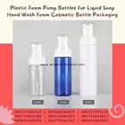 PACKAGING BOTTLE WHITE AND BLUE GLOSSY 100ML 150ML 200ML PET PUMP CLEAR  1