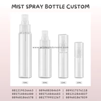 TRANSPARENT MIST SPRAY BOTTLE WITH OUTHER 10ML 20ML 50ML
