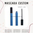 GLOSSY BLUE MASCARA PACKAGING WITH BLACK CAP 17ML 1