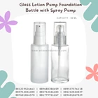 FROSTED OR CLEAR GLASS PUMP BOTTLE 30ML 1