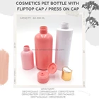 PET BOTTLES WITH FULL COLOR PINK GLOSSY 100ML 200ML 1