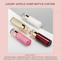 TONER BOTTLE ACRYLIC THREAD CAP AND UNIQUE GOLD COLOR RED PINK WHITE 60ML