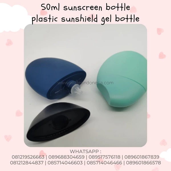 Botol Kemasan Kosmetik Lotion Sunscreen 40ml