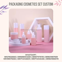 COSMETIC PACKING BOTTLES CAN REQUEST 1 PACKAGE OF PINK COLOR 20ML 30ML 100ML